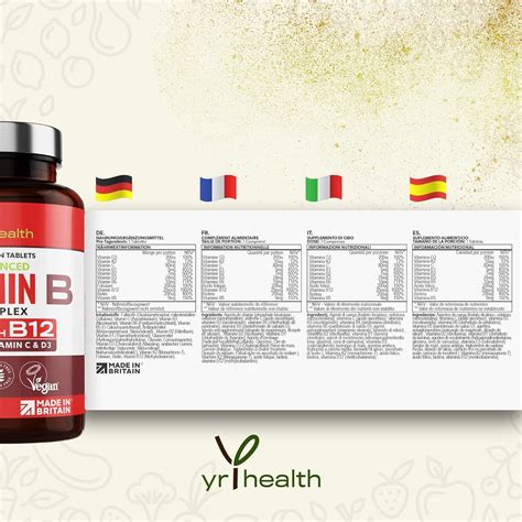 Vegan Vitamin B Complex Advanced - All 8 High Strength B Vitamins