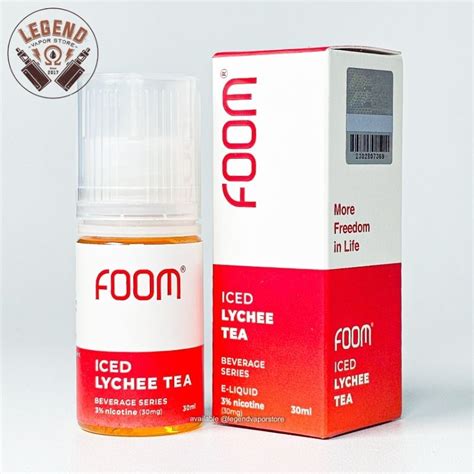 Jual Salt Nic Liquid Foom Iced Lychee Tea Ml Mg Authentic