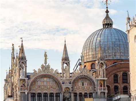 Premium Photo Architectural Details Of A Church In Venice Italy June