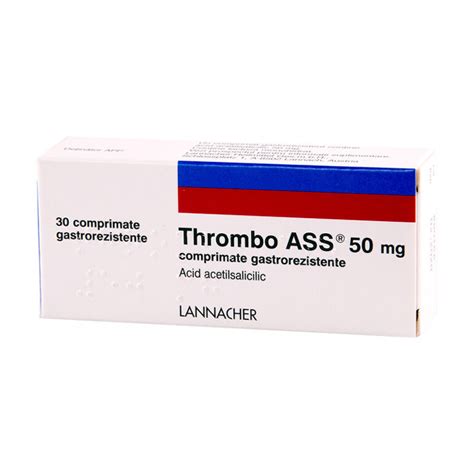 THROMBO ASS 50MG X 30 COMPRIMATE FILMATE HelpNet Ro