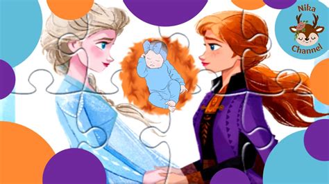 Frozen Elsa and Anna Puzzles Game for Children! Эльза и Анна Сборник ...