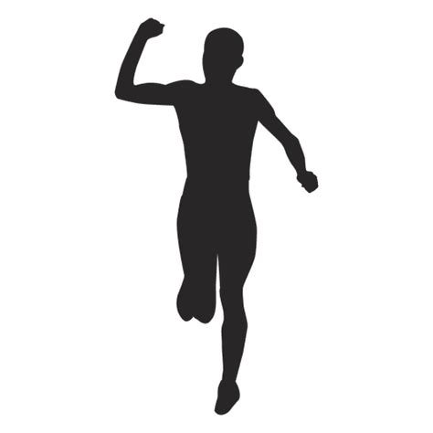 Diseño PNG Y SVG De Deportista Corriendo Para Camisetas