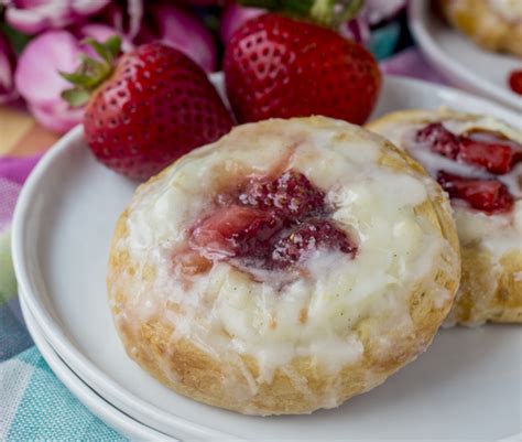 The Easiest Strawberry Cream Cheese Danish Recipe Recipe Strawberry