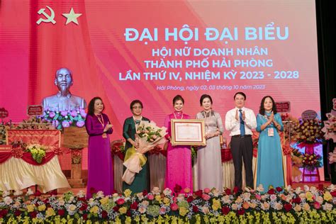 Đại Hội Đại Biểu Hội Nữ Doanh Nhân Thành Phố Hải Phòng Lần Thứ Iv