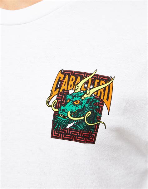 Powell Peralta Caballero Street Dragon T Shirt White