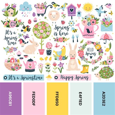30 Spring Color Palettes for Fresh Designs | Color Meanings