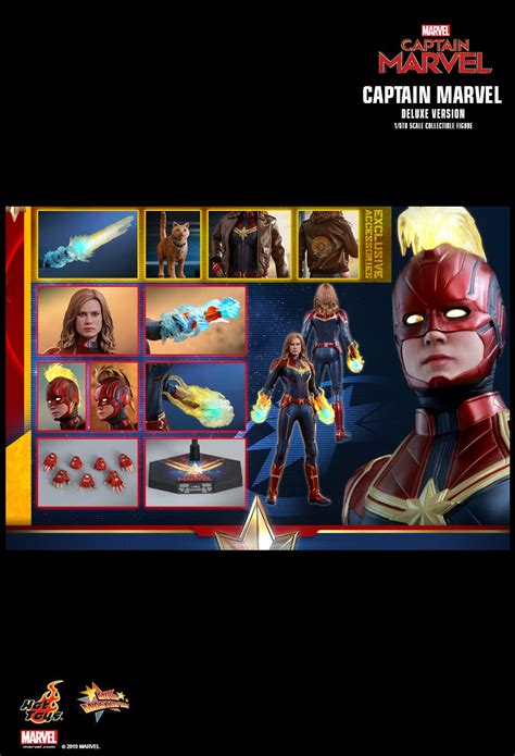 Captain Marvel Captain Marvel Deluxe 1 6th Scale Hot Toys Figure