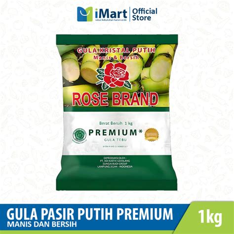 Rose Brand Gula Pasir Putih Premium Kg Lazada Indonesia