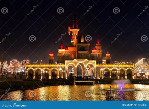 tashkent uzbekistan january   magic city amusement park