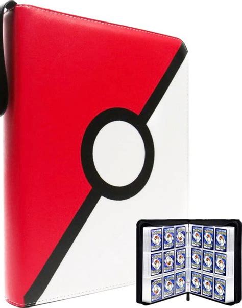 Binder For Pokemon Cards With Sleeves, Card Binder Holder Book ...