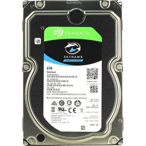 Жесткий диск 3.5" Seagate SkyHawk Surveillance 6 Тб ST6000VX0023 SATA ...