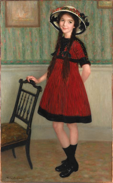 Portrait de fillette Henry d Estienne Musée d Orsay