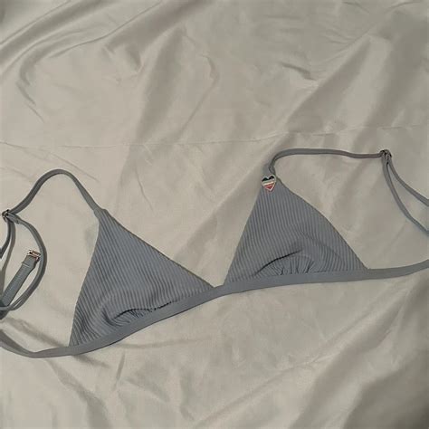 Frankies Bikinis Women S Blue Bikini And Tankini Tops Depop