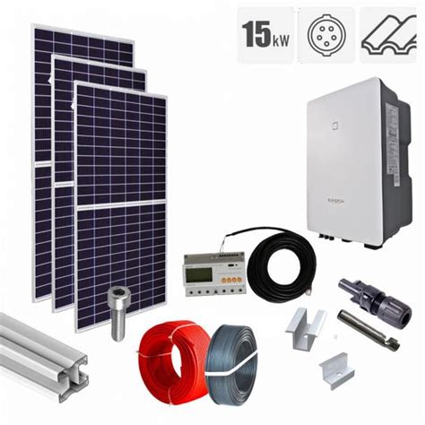 JinkoSolar Photovoltaic Kit 15 99 KW Jinko Solar Panels Sungrow Three