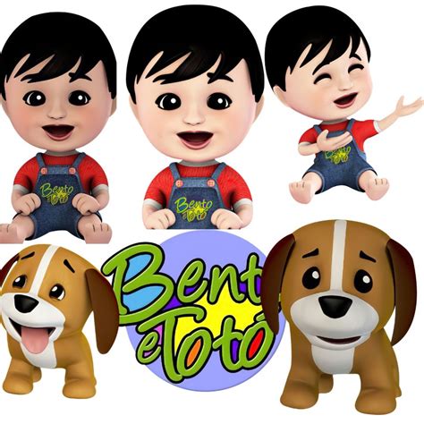 Personagem Beto E Toto Png - Kit Digital Bento e Totó-arquivo Digital Elementos Png 2794