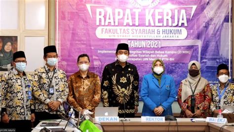 Rapat Kerja Fakultas Syariah Dan Hukum Fakultas Syariah Dan