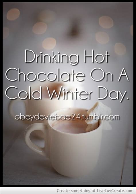 Cute Quotes For Hot Chocolate QuotesGram