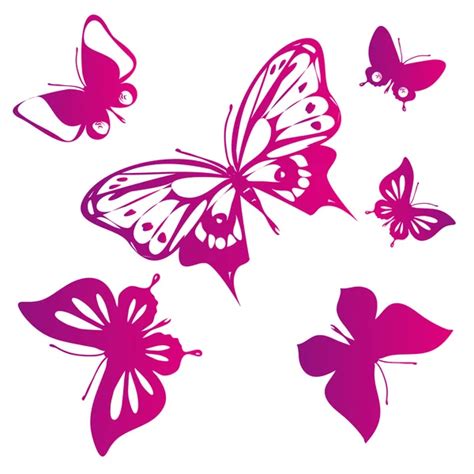 Butterflies Design Stock Vector By Aboard