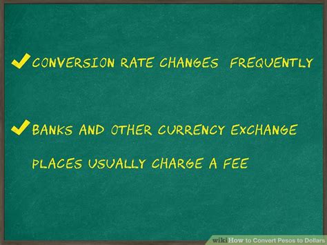 How to Convert Pesos to Dollars: 10 Steps (with Pictures)