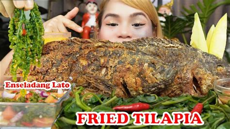 FRIED TILAPIA ISHAMAE EATS MUKBANG ASMR MUKBANG PHILIPPINE