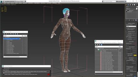 Nude Dark Skin Woman Model TurboSquid