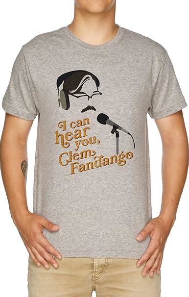 Toast Of London I Can Hear You Clem Fandango Mens T Shirt Grey