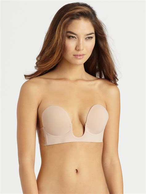 Fashion Forms Beige U Plunge Bra Lyst