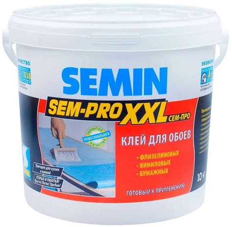 Обзор клея SEMIN Sem-Pro XXL, 10 кг 2024 года - Характеристики, отзывы ...