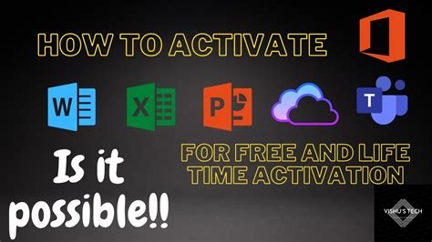 Microsoft Office 365 Activation Permanently Activate Microsoft Office