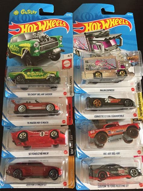 Hot Wheels Raijin Express Chevy Bel Air Gasser Mazda Mx Miata Ford Gt Mk Iv
