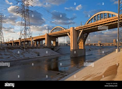 6th Street Bridge Over The Los Angeles River Downtown Los Angeles