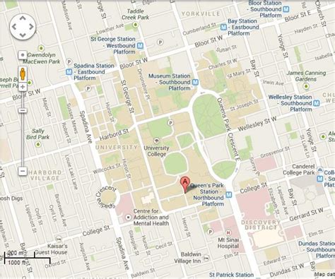 University Of Toronto St. George Campus Map