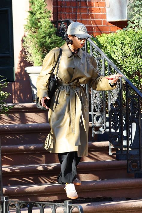 Taylor Russell Street Style - Leaves Her Home in New York 04/04/2024 ...
