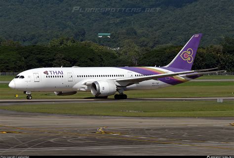 HS TQE Thai Airways Boeing 787 8 Dreamliner Photo By Pipitsombat ID