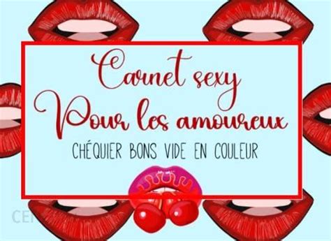 Carnet Sexy Pour Les Amoureux Chéquier Bons Vide En Couleur Sexy à