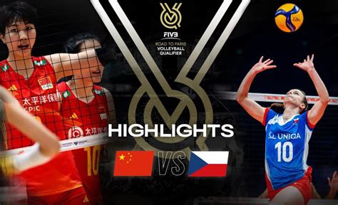 Chn Vs Cze Highlights Women S Oqt Vcp Volleyball