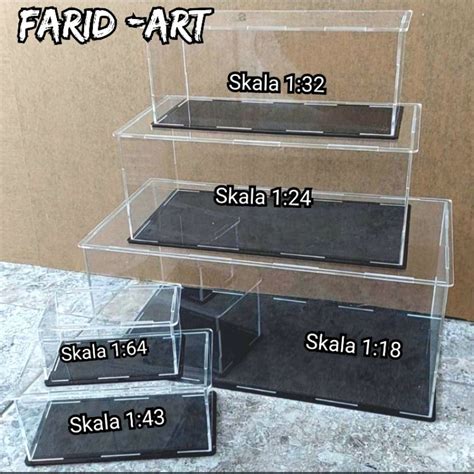 Jual Box Display Akrilik Kotak Acrylic Skala X X Cm Custom Showcase Hot Wheels Action