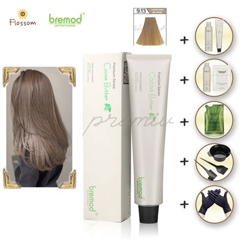 Pcs Bremod Premium Series Cocoa Butter Hair Color Dye Light Ash Blonde Set Lazada PH