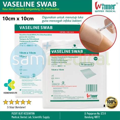 Jual Winner Vaseline Swab 10x10cm Di Lapak Sam Medical Official Bukalapak