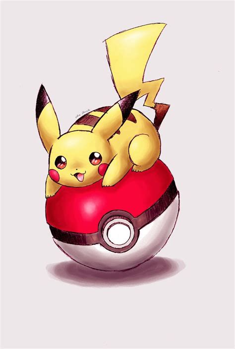 Pikachu Coming Out Of Pokeball