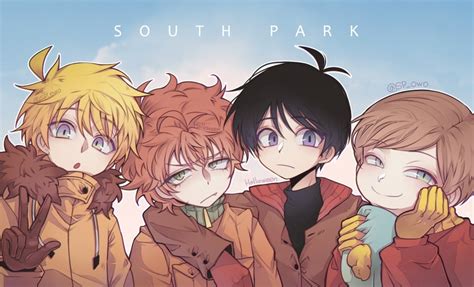 Stan Marsh Kenny Mccormick Kyle Broflovski And Eric Cartman South