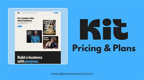 kit  convertkit pricing plans    kit cost