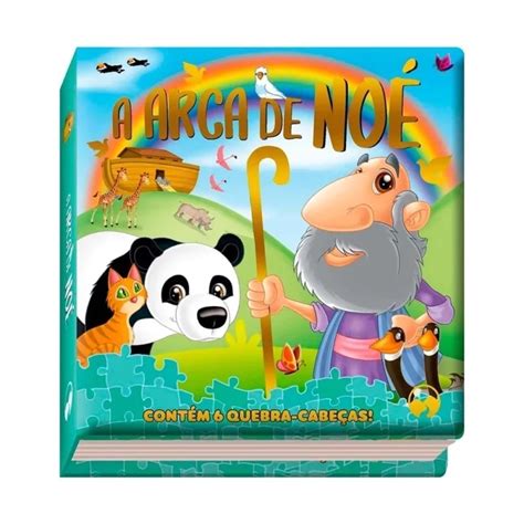 Livro Infantil Quebra-Cabeça | A Arca de Noé | 6 Peças – Livraria Portela