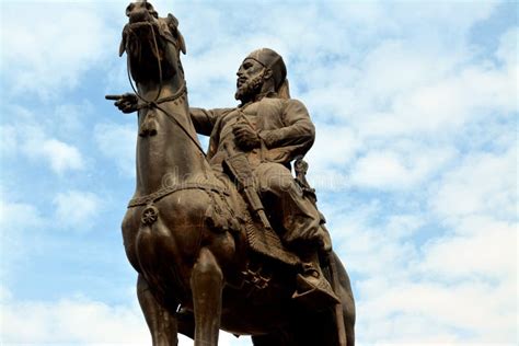 Cairo Egypt January 7 2023 Ibrahim Pasha Statue On His Horse From