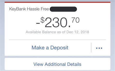 Key Bank Debit Card Balance