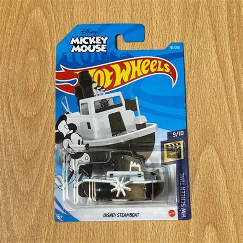 Hot Wheels Screen Time Mickey Mouse Disney Steamboat Cuotas sin interés
