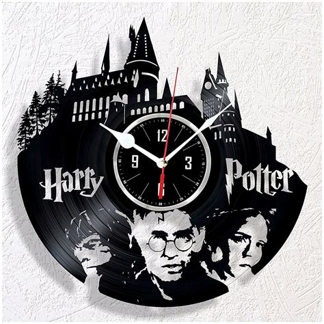 Vinyl Wall Clock HARRY POTTER Unique Gift Made Out Of Retro Vinyl