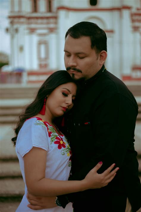 Man Hands with Tattoos Hugging Naked Woman · Free Stock Photo