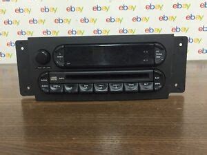 Chrysler Pacifica Radio Am Fm Cd Dvd Mp Player