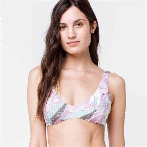 Volcom Swim Nwt Volcom Dont Leaf Bikini Top Poshmark